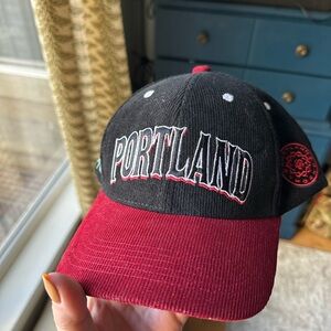 Portland Thorns Black and Red Cap